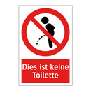 Dies ist keine Toilette