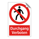 Durchgang Verboten
