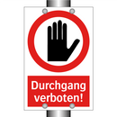 Durchgang verboten!