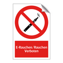 E-Rauchen/Rauchen Verboten