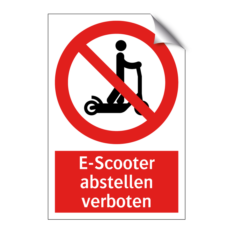 E-Scooter abstellen verboten