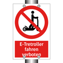 E-Tretroller fahren verboten