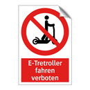 E-Tretroller fahren verboten
