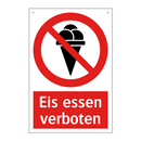 Eis essen verboten