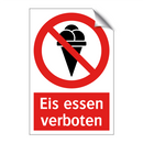 Eis essen verboten