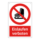 Eislaufen verboten