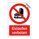 Eislaufen verboten