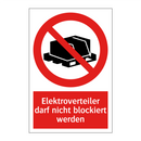 Elektroverteiler darf nicht blockiert werden