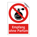 Empfang ohne Parfüm