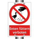 Enten füttern verboten