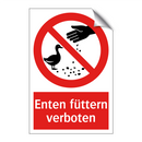 Enten füttern verboten