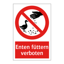 Enten füttern verboten
