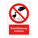 Entenfütterung verboten
