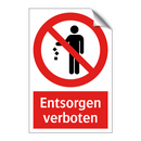 Entsorgen verboten