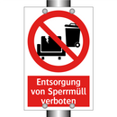 Entsorgung von Sperrmüll verboten