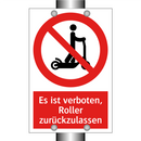 Es ist verboten, Roller zurückzulassen
