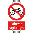Fahrrad verboten