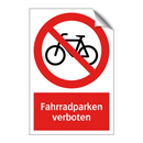 Fahrradparken verboten