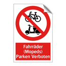 Fahrräder (Mopeds) Parken Verboten