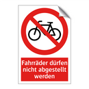 Fahrräder dürfen nicht abgestellt werden