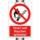 Feuer und Rauchen verboten!