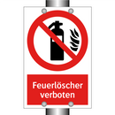 Feuerlöscher verboten
