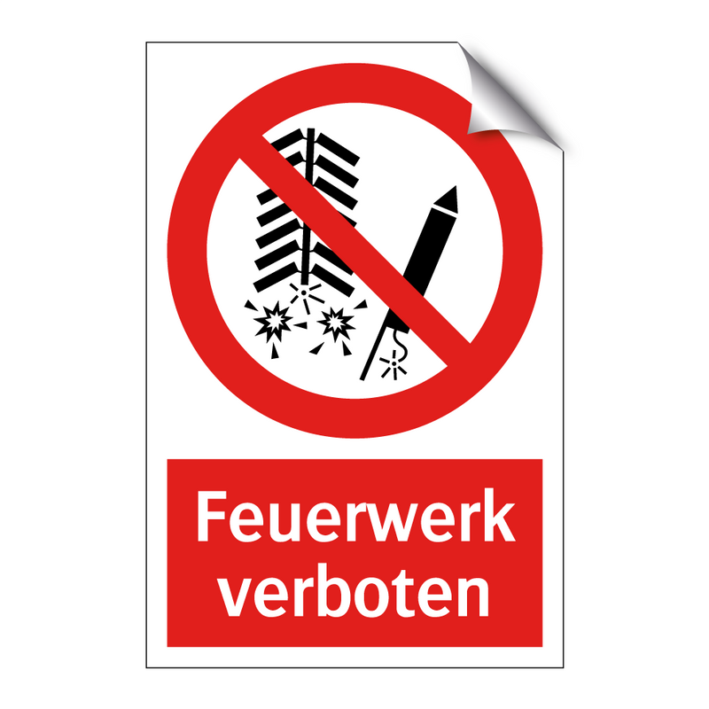 Feuerwerk verboten