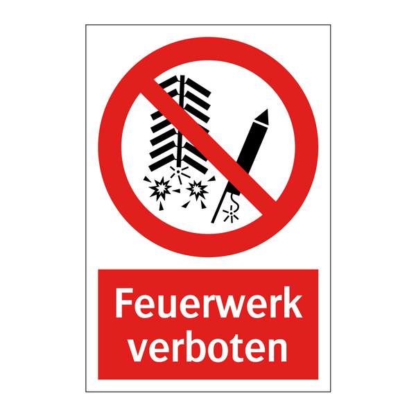 Feuerwerk verboten