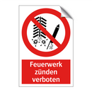 Feuerwerk zünden verboten