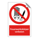 Feuerwerkskörper verboten
