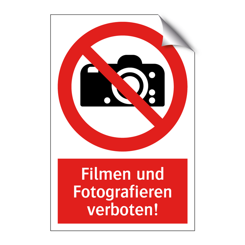 Filmen und Fotografieren verboten!
