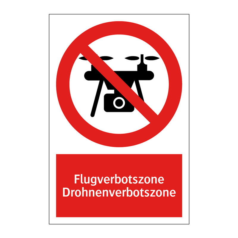 Flugverbotszone Drohnenverbotszone