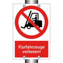 Flurfahrzeuge verboten!
