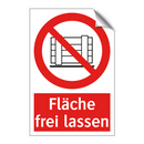 Fläche frei lassen