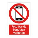 Foto-Handy benutzen verboten