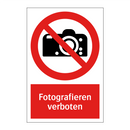 Fotografieren verboten