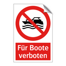 Für Boote verboten