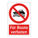 Für Boote verboten