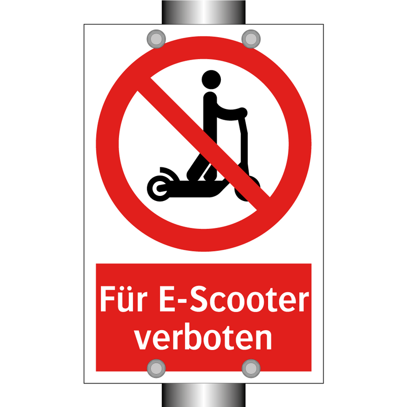 Für E-Scooter verboten