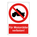 Für Motorräder verboten!