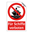 Für Schiffe verboten