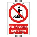Für Scooter verboten