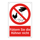 Füttern Sie die Hühner nicht
