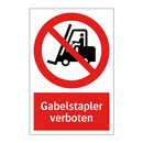 Gabelstapler verboten