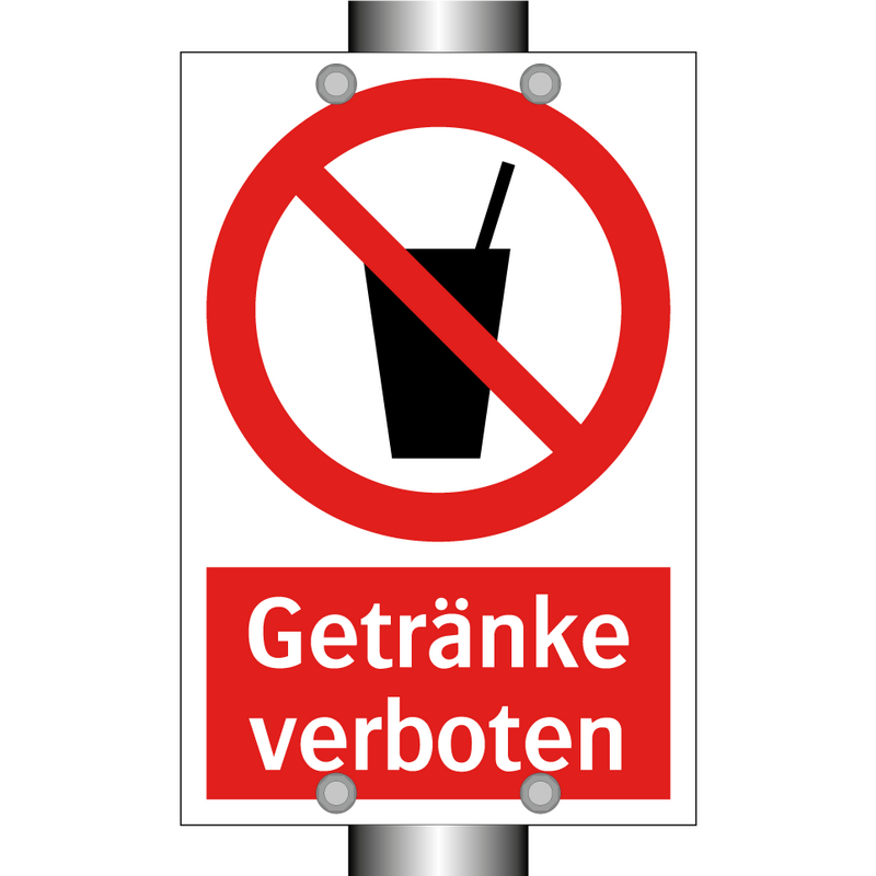 Getränke verboten