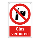Glas verboten
