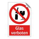Glas verboten