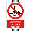 Grabungen verboten: Erdkabel