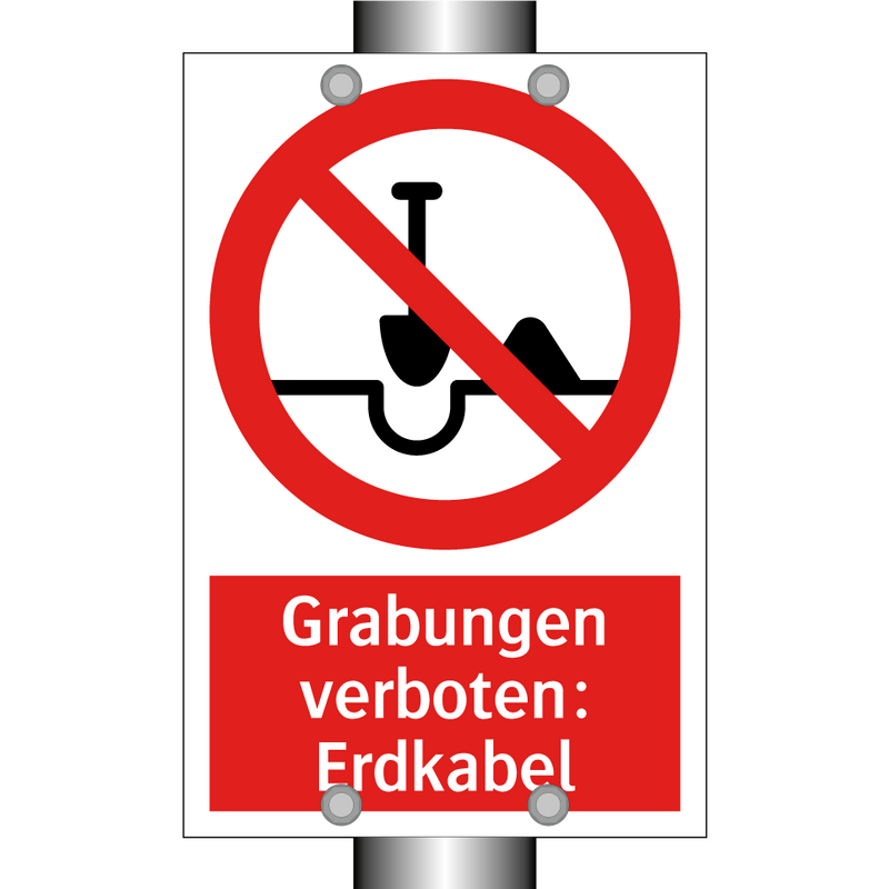 Grabungen verboten: Erdkabel