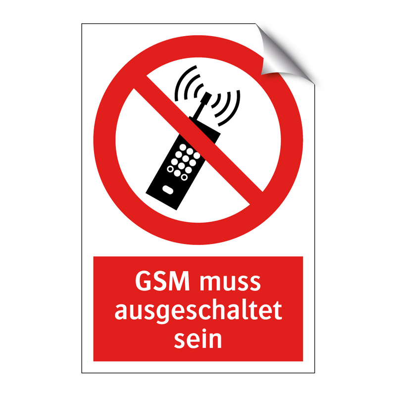 GSM muss ausgeschaltet sein